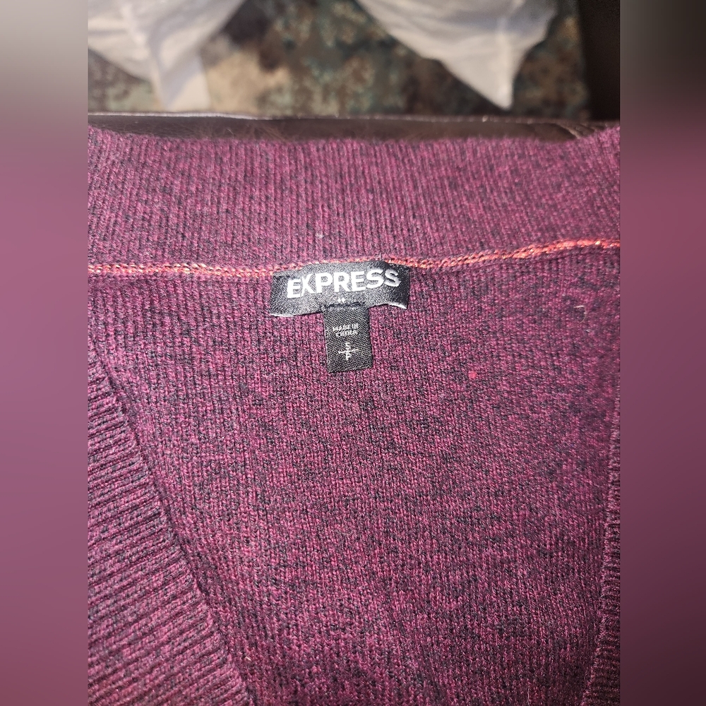 Express maroon sweater
